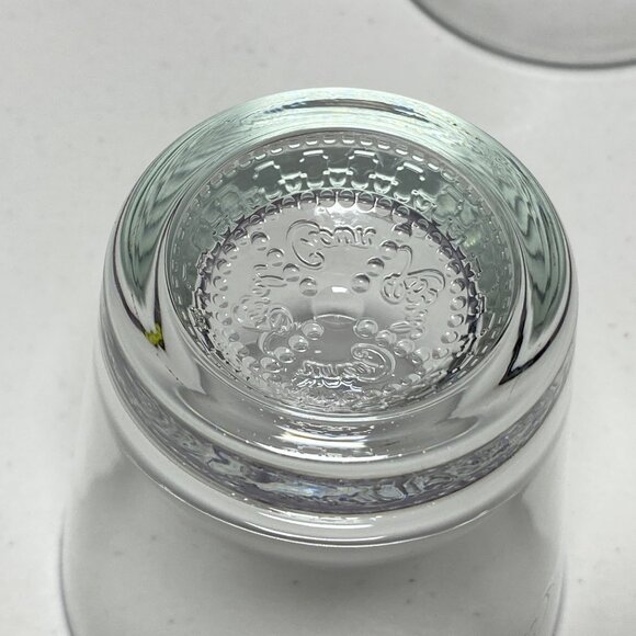 Crown Royal Tapered Old Fashioned Whiskey Glasses Set Of 2 Embossed Letters - Picture 8 of 11